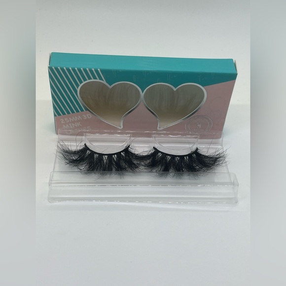 SY SHUYING 25mm Mink Lashes 3D Real Mink lashes Fluffy Dramatic False ~ 2 Pairs - Picture 3 of 9